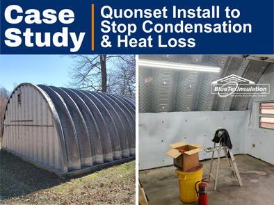 Quonset Install to Stop Condensation & Heat Loss