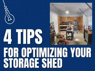 4 Tips for Creating a Comfortable and Functional Shed for Storage