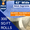 BlueTex™ Supreme 6mm 62" Wide Foil/White + Foam insulation - 300 sq ft
