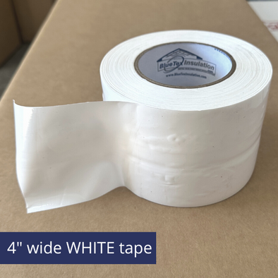 4" White Vapor Barrier Multi-Use Tape