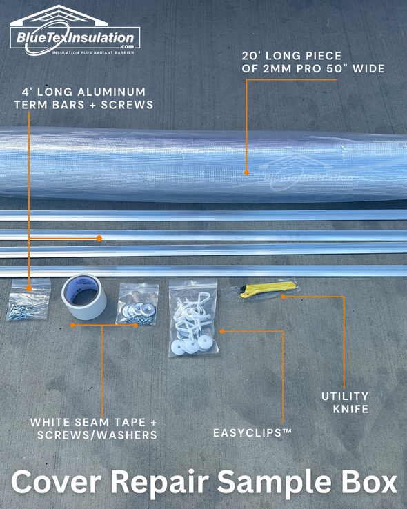 BlueTex™ Cover/Repair System Sample Box