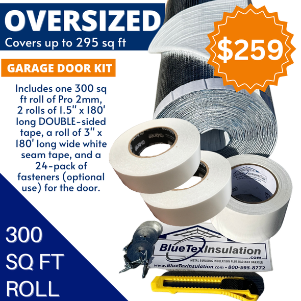 BlueTex™ 2mm Pro Roll Up Garage Door Kit