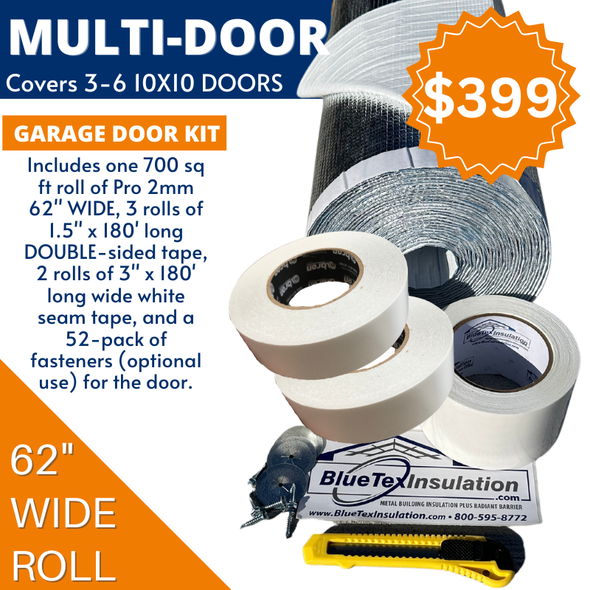 BlueTex™ 2mm Pro Roll Up Garage Door Kit