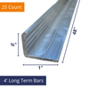 48" Wide Aluminum Term Bars for BlueTex™ Cover System