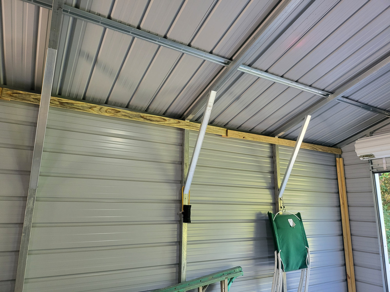 Residential metal shop interior