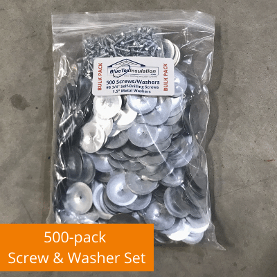 Metal Screws & Locking Washers 500-Pack